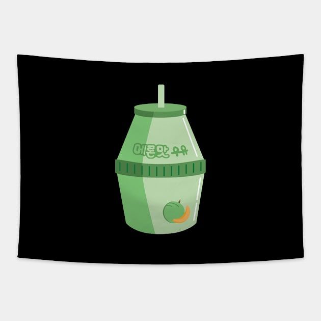 Melon milk banana milk Korea cute drink kpop sticker Tapestry by nanaminhae