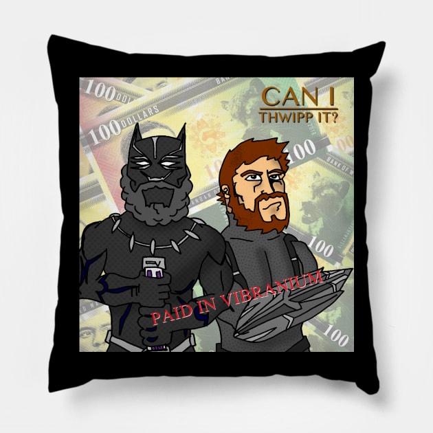 Paid in Vibranium Pillow by Can I Thwipp It?