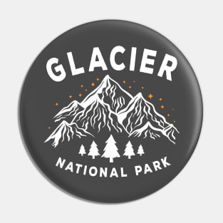 glacier national park mountains Pin