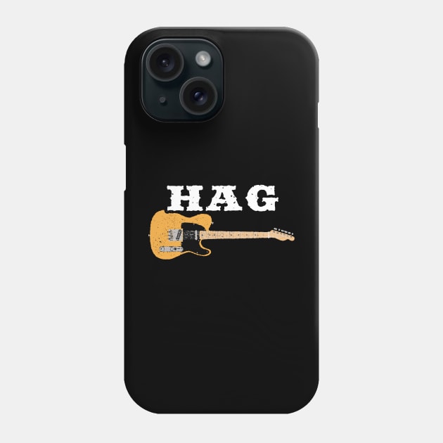 Merle Haggard "HAG" Telecaster Phone Case by Daniel Cash Guitar