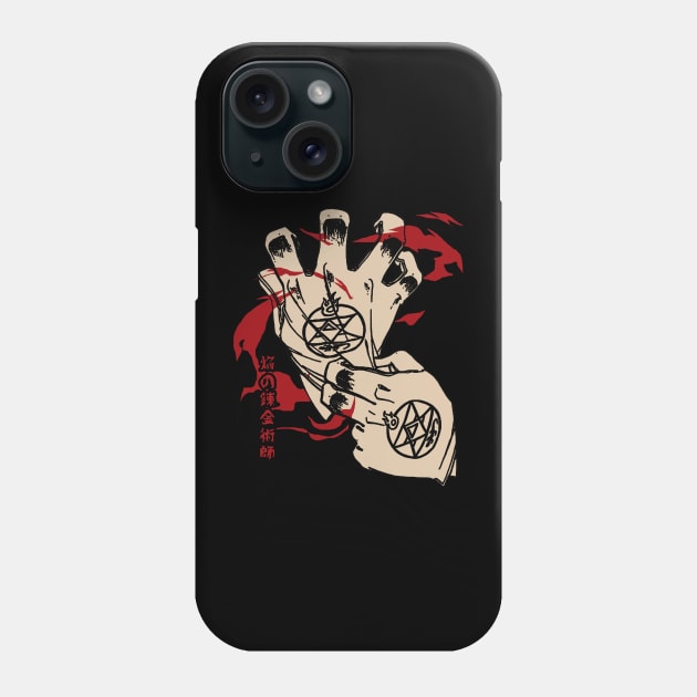 Flame alchemist Symbol Phone Case by Cutedrawsave