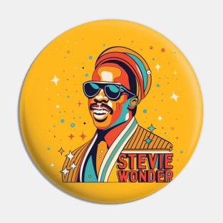 Stevie Wonder WPAP Limit Color Pin