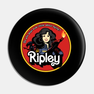 Ripley Barbie (Black Print) Pin