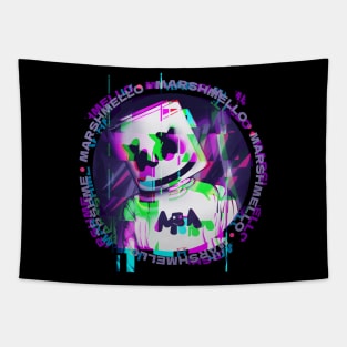 Marshmello / Hromatic Glitch Series Tapestry