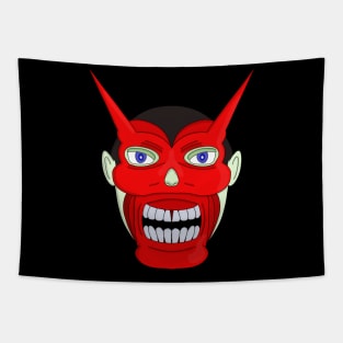 Hannya Japanese Noh Theater Tapestry