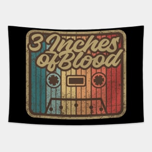 3 Inches of Blood Vintage Cassette Tapestry