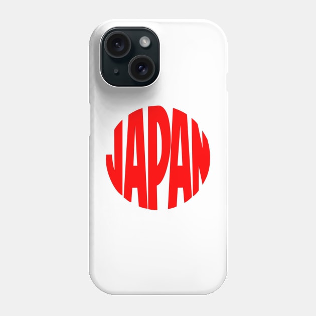 Japan Red Sun Symbol Phone Case by denip