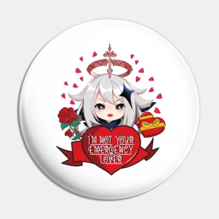 Paimon Genshin Impact Emergency Lover Valentine Day Pin