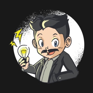 Funny Nikola Tesla Comic T-Shirt