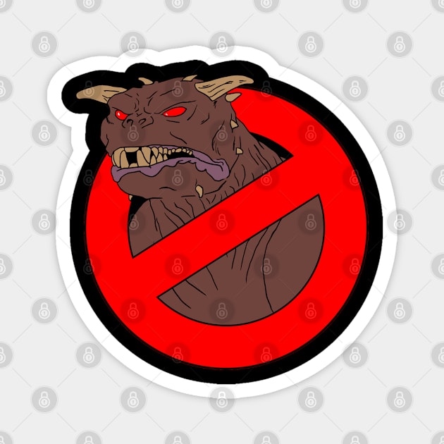 No-Terror-Dog Logo Magnet by GatekeeperProductions