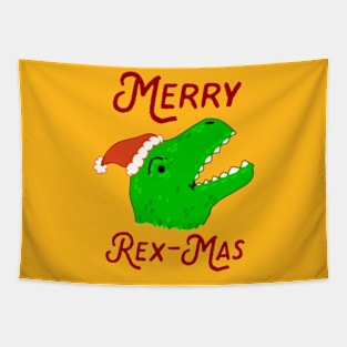 MERRY REX-MAS Tapestry