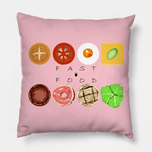 Fast Food - Bunny Cafe Pillow