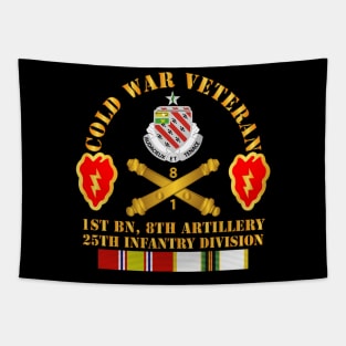 Cold War Vet w 1st Bn 8th Artillery - 25th ID w COLD SVC Tapestry