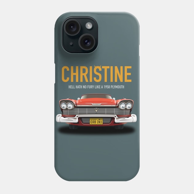 Christine - Alternative Movie Poster Phone Case by MoviePosterBoy