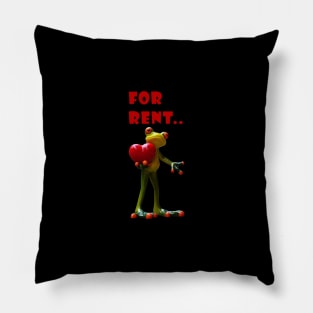 Hear For Rent Pillow