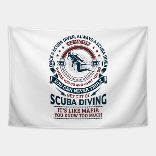 Scuba Diving Tapestry