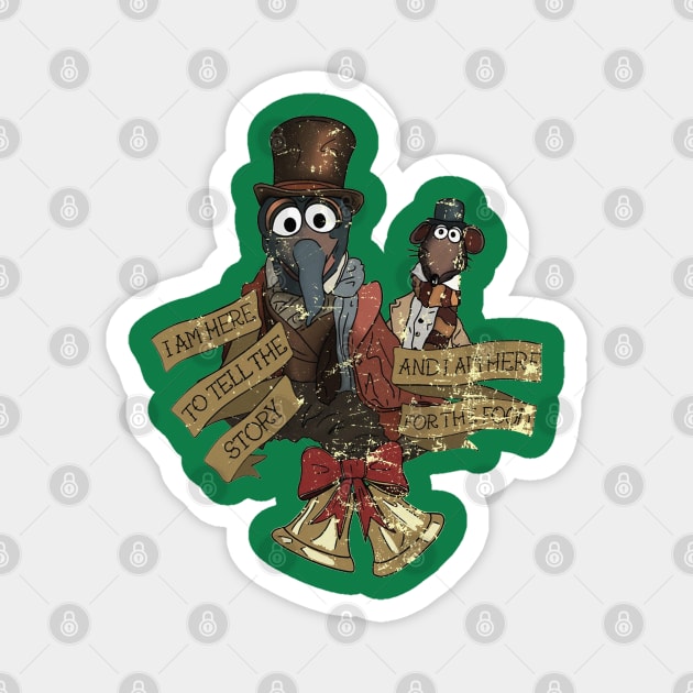 Gonzo and Rizzo Magnet by Milda Gobhi