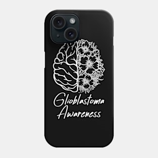 in Gray Glioblastoma Awareness Phone Case