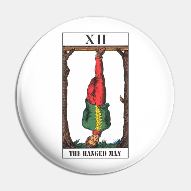 Tarot Card - The Hanged Man Pin by babydollchic