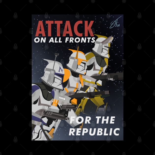 Attack on All Fronts by thouless_art