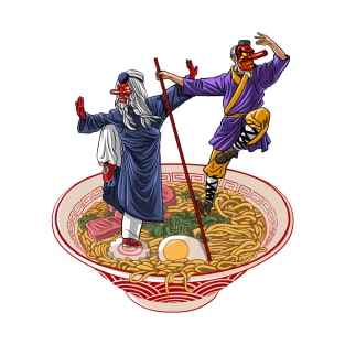 japanese gods in ramen T-Shirt