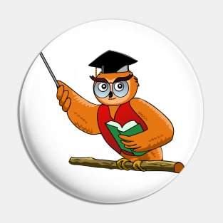 Professor Owl Pin