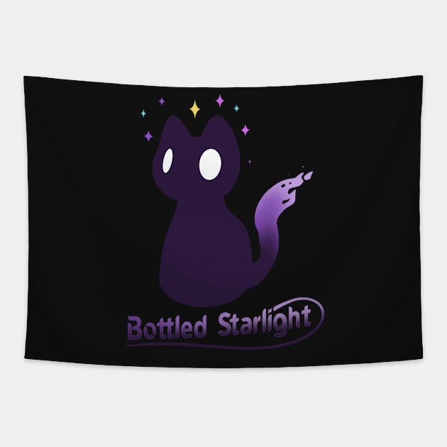 Bottled Starlight Logo - with text Tapestry by Bottled Starlight