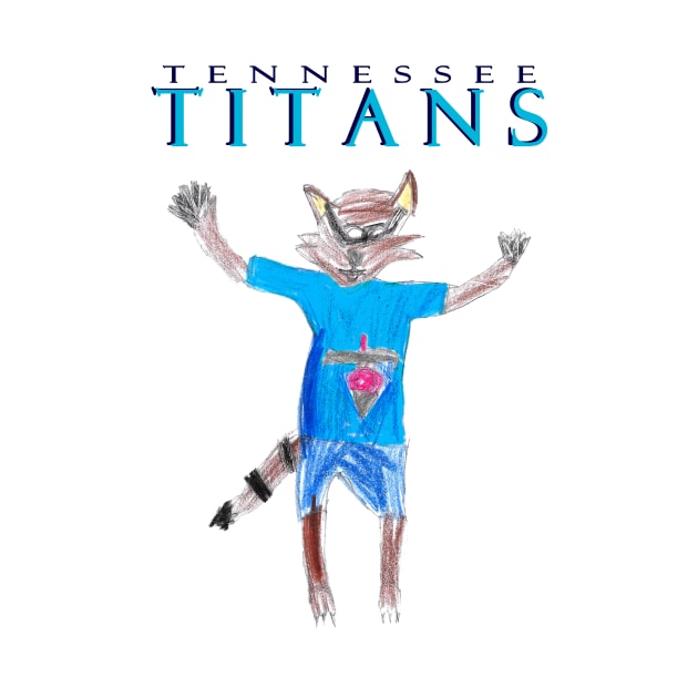 Tennessee Titans Mascot Design by Kids’ Drawings 