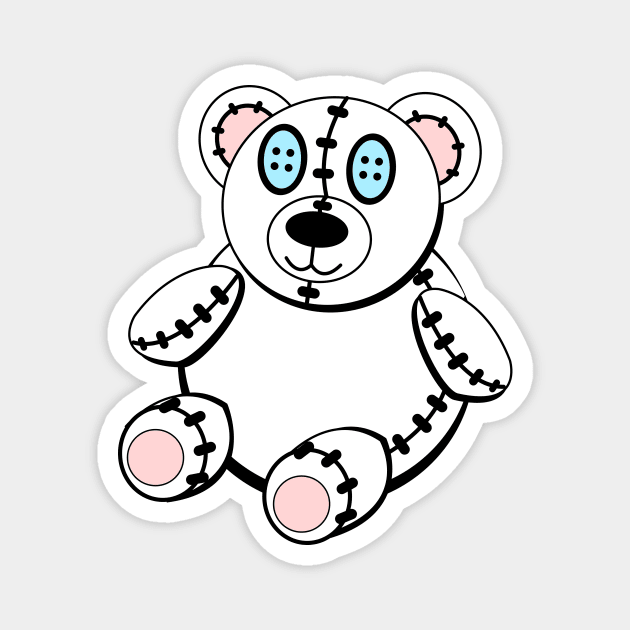 Polar Plush Magnet by traditionation