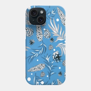 #Christmas #Pattern #Pine #Snow 16 Phone Case