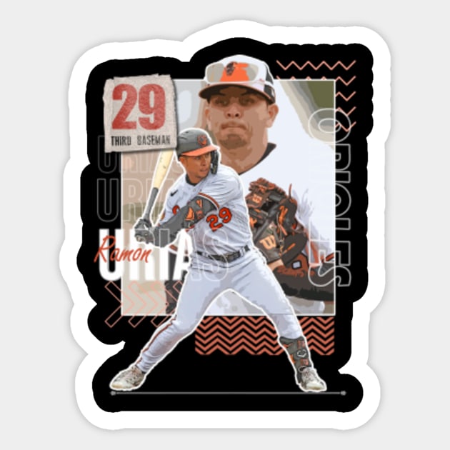 Ramon Urias baseball Paper Poster Orioles 5 - Ramon Urias Mlb Baseball -  Sticker