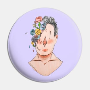 Glass face Pin