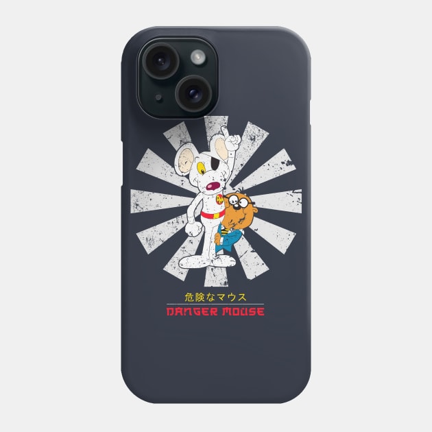 Danger Mouse Retro Japanese Phone Case by Nova5