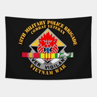 18th MP Bde - DUI - VN War  w SVC Ribbons Tapestry