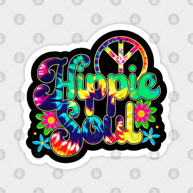 Colorful Summer Hippie Soul Magnet by savariya