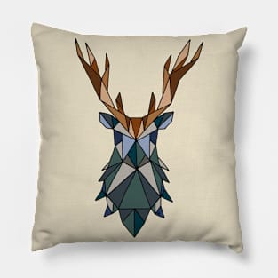 Geometric Deer Pillow