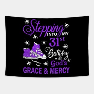 Stepping Into My 31st Birthday With God's Grace & Mercy Bday Tapestry