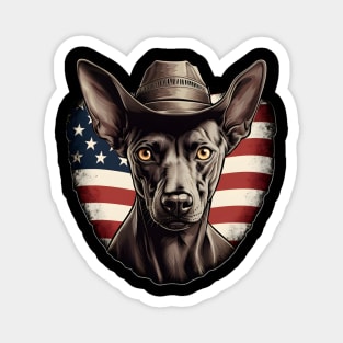 Patriotic Mexican Hairless Magnet