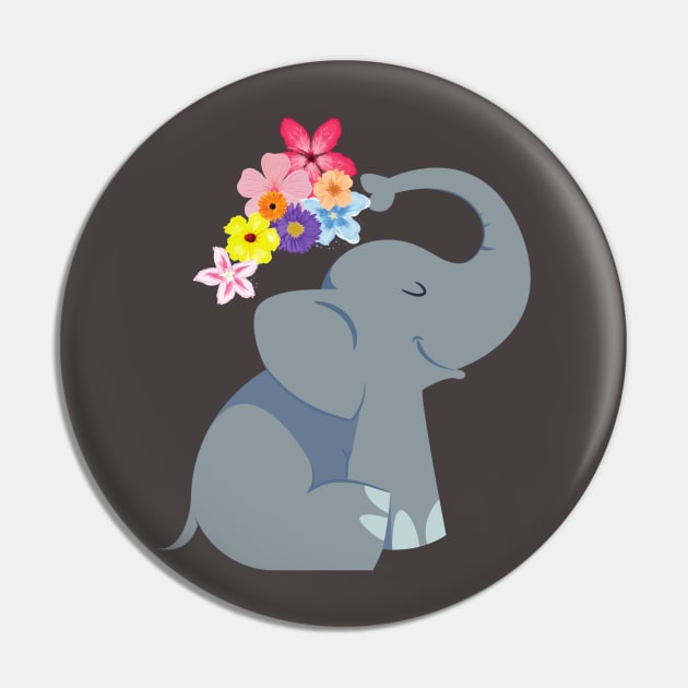 Elephant splash Pin by m-laP