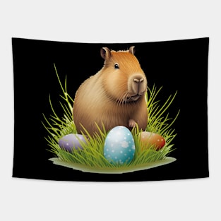 Easter Capybara Tapestry