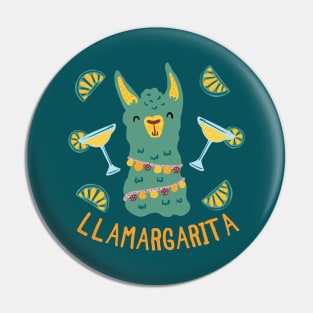 Llamargarita Mondays Pin