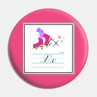 Xanadu Queer Alphabet Cards Pin