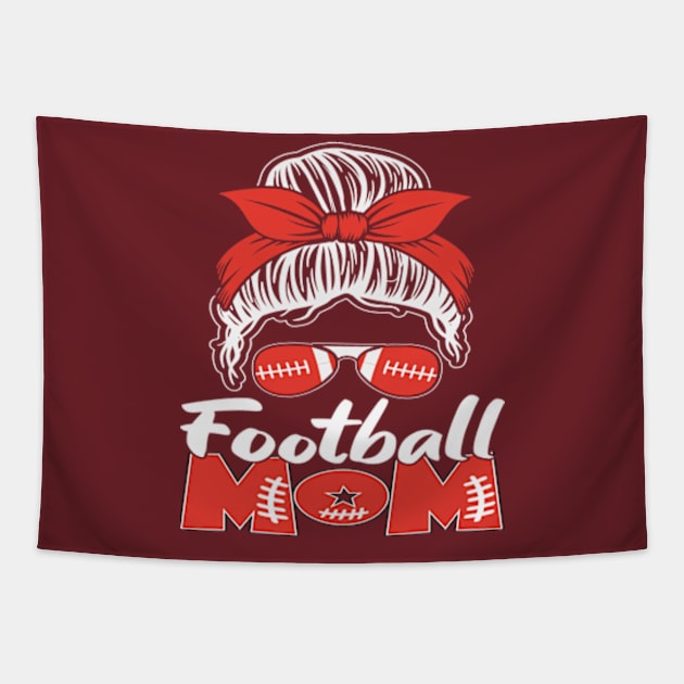 Football Mom Tapestry by David Brown