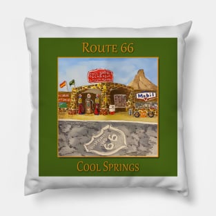 Cool Springs on Route 66 in Arizona Pillow