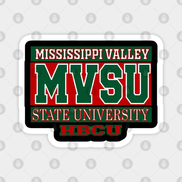 Mississippi Valley State 1950 University Apparel Magnet by HBCU Classic Apparel Co