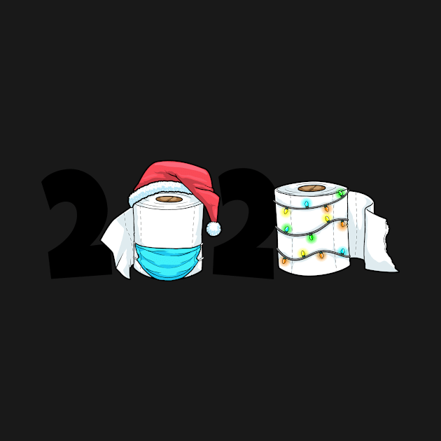 Funny Xmas Quarantine 2020 Toilet Paper Christmas by bigD