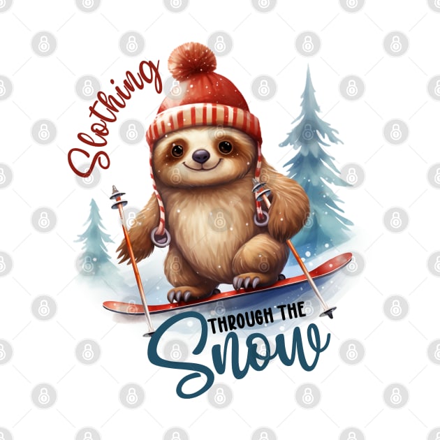 Slothing through the Snow by MZeeDesigns