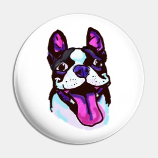 The Boston Terrier Love of My Life Pin