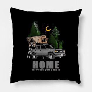 Grey Land Cruiser - Home is where you park it Land Cruiser Pillow