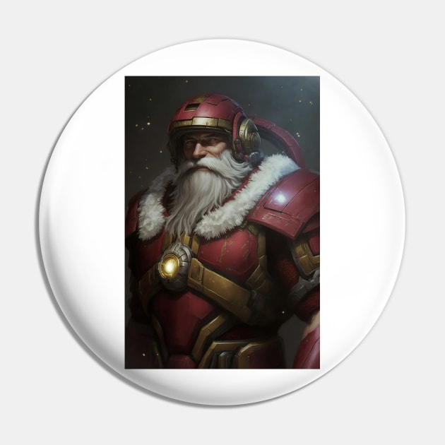 Space Marine Santa Clause Pin by TortillaChief